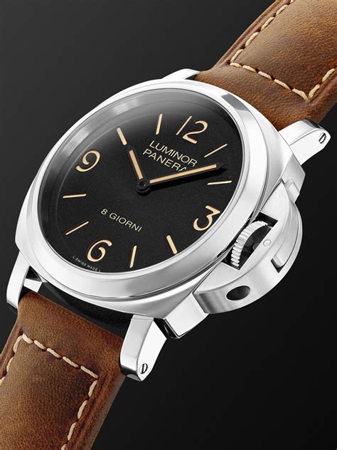 8 day hand wound panerai|Luminor Destro PAM01655 .